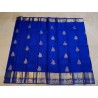 2G Pure Kanjivaram Silk Saree – Royal Blue with Traditional Pallakku Gold Zari Border | Prahla Silks