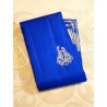 2G Pure Kanjivaram Silk Saree – Royal Blue with Traditional Pallakku Gold Zari Border | Prahla Silks