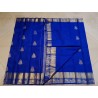 2G Pure Kanjivaram Silk Saree – Royal Blue with Traditional Pallakku Gold Zari Border | Prahla Silks