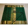2G Pure Kanjivaram Silk Saree in Emerald Green with Gold Zari Border | Prahla Silks