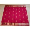 2G Pure Kanjivaram Silk Saree – Red with Gold Zari Border | Bridal Traditional Saree | Prahla Silks