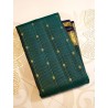 2G Pure Kanjivaram Silk Saree Bottle Green with Gold Zari Mango Border | Prahla Silks