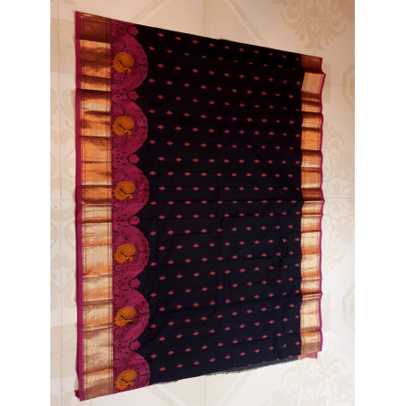 BOP122 - Kanchi Handloom Cotton Saree