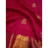 2G Pure Kanjivaram Silk Saree with Buttas and Grand Zari Border- Pink | Prahla Silks