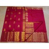 2G Pure Kanjivaram Silk Saree with Buttas and Grand Zari Border- Pink | Prahla Silks