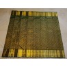 2G Pure Kanjivaram Silk Saree Deep Olive Green with Elephant & Peacock Zari Motifs and Antique Gold Zari Border | Prahla Silks