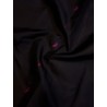 2G Pure Kanjivaram Silk Saree Black with Rani Pink Small Butta Design and Contrast Border | Prahla Silks