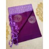 Pure Kanchi Soft Silk Sarees Lavender and purple
