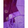 Pure Kanchi Soft Silk Sarees Lavender and purple
