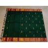 2G Pure Kanjivaram Silk Saree Bottle Green with Chilli Red Border & Gold Butta | Prahla Silks