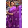 Pure Kanchi Soft Silk Sarees Lavender and purple