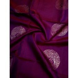 Pure Kanchi Soft Silk Sarees Lavender and purple