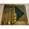 2G Pure Kanjivaram Silk Saree Dark Bottle Green with Gold Zari Floral Weaving & Peacock Border | Prahla Silks