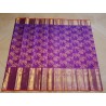 2G Pure Kanjivaram Silk Saree Royal Purple with Gold Zari Annam Butta & Traditional Horse Border | Prahla Silks