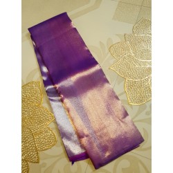 2G Pure Kanjivaram Silk Saree Royal Purple with Gold Tissue Pallu | Bridal Wear | Prahla Silks