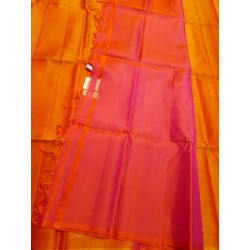 Pure Kanchi Soft Silk Sarees Yellow and Pink