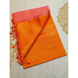 Pure Kanchi Soft Silk Sarees Yellow and Pink