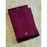 2G Pure Kanjivaram Silk Saree Deep Wine Maroon with Gold Zari Buttas & Paisley Pallu | Prahla Silks