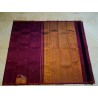 2G Pure Kanjivaram Silk Saree Deep Wine Maroon with Gold Zari Buttas & Paisley Pallu | Prahla Silks