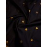 2G Pure Kanjivaram Silk Saree Black with Gold Zari Border & Gold Butta | Rich Traditional Silk Saree | Prahla Silks