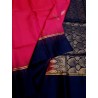 Pure Kanchi Soft Silk Sarees Pink and Blue