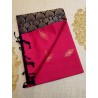 Pure Kanchi Soft Silk Sarees Pink and Blue