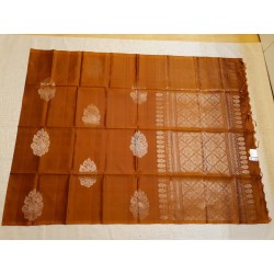 Pure Kanchi Soft Silk Sarees  Silver