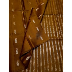 Pure Kanchi Soft Silk Sarees  Silver