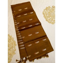 Pure Kanchi Soft Silk Sarees  Silver