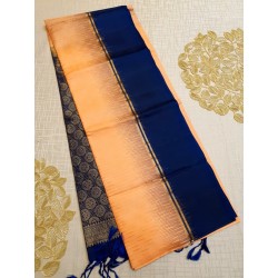 Pure Kanchi Soft Silk Sarees Blue
