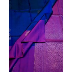 Pure Kanchi Soft Silk Sarees Blue