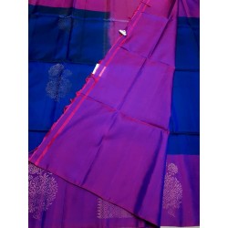 Pure Kanchi Soft Silk Sarees Blue