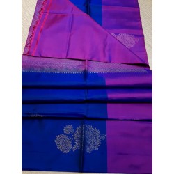 Pure Kanchi Soft Silk Sarees Blue