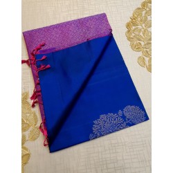 Pure Kanchi Soft Silk Sarees Blue