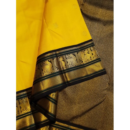 2G Pure Korvai Kanchipuram Silk Saree