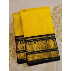2G Pure Korvai Kanchipuram Silk Saree