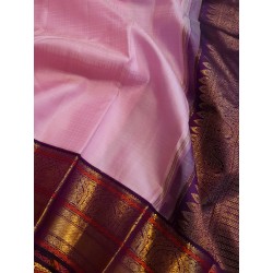 2G Pure Korvai Kanchipuram Silk Saree