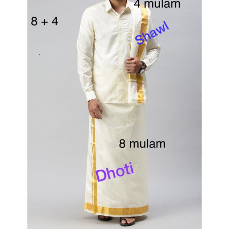 PW002 - Dhoties with shawl (Angawasthiram)- Pre Order Only