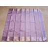 2G Pure Brocade Kanchipuram Silk SareeL lavender antique silver silk saree