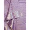 2G Pure Brocade Kanchipuram Silk SareeL lavender antique silver silk saree