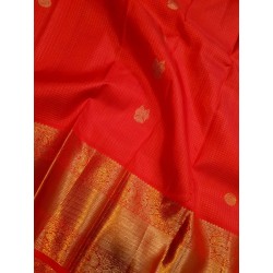 4Gram Pure Zari Kanjivaram Silk authentic Vairaoosi Silk Saree