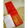 4Gram Pure Zari Kanjivaram Silk authentic Vairaoosi Silk Saree