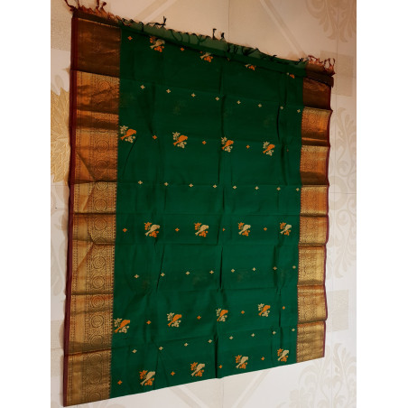 KHG135 - Kanchi Handloom Cotton Saree