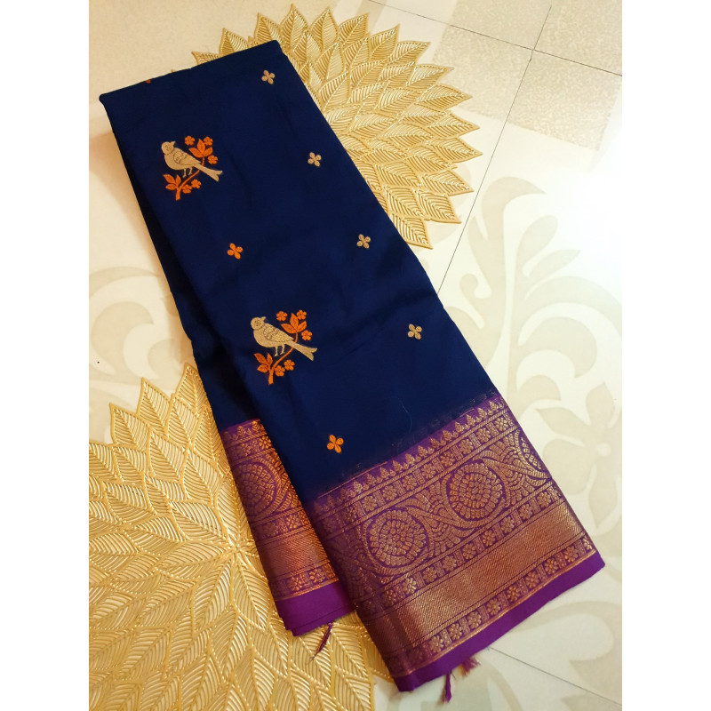 KHI137 - Kanchi Handloom Cotton Saree