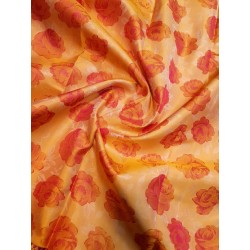 2G Pure Brocade Kanchipuram Silk Saree roses