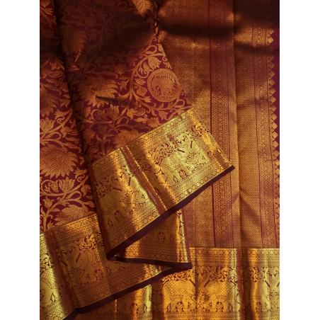 BZB143 - Pure Kanjivaram Silk Saree