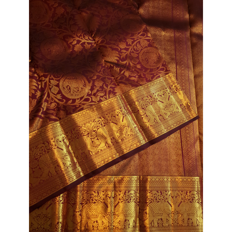 BZB143 - Pure Kanjivaram Silk Saree