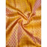 Pure Kanjivaram Silk Saree - Orange-pink