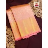 2G Pure Kanjivaram Silk Saree Tissue - Pink
