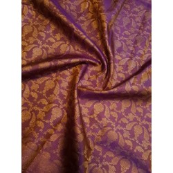 Pure Kanjivaram Silk Saree Vairaoosi - Purple